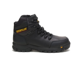 Caterpillar Work Boots South Africa Resorption Waterproof Composite Toe Black - Cat Boots For Men - WF8213079